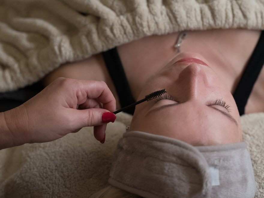 Shaped and tinted brows by Nu Yu Beauty, Letchworth