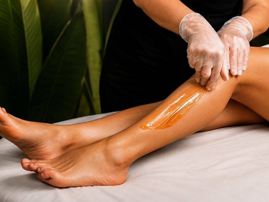 Leg waxing at Nu Yu Beauty, Letchworth